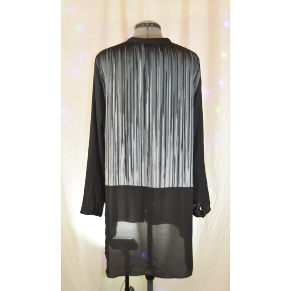 Cato Black/ White/ Gray Tunic Top size 18/20W - Picture 4 of 5